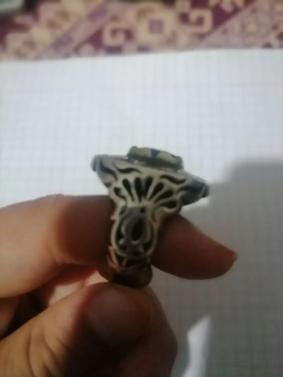 6 انگشتر صدوقی 4تاجواهری و1 فیروزه|جواهرات|مشهد, رسالت|دیوار