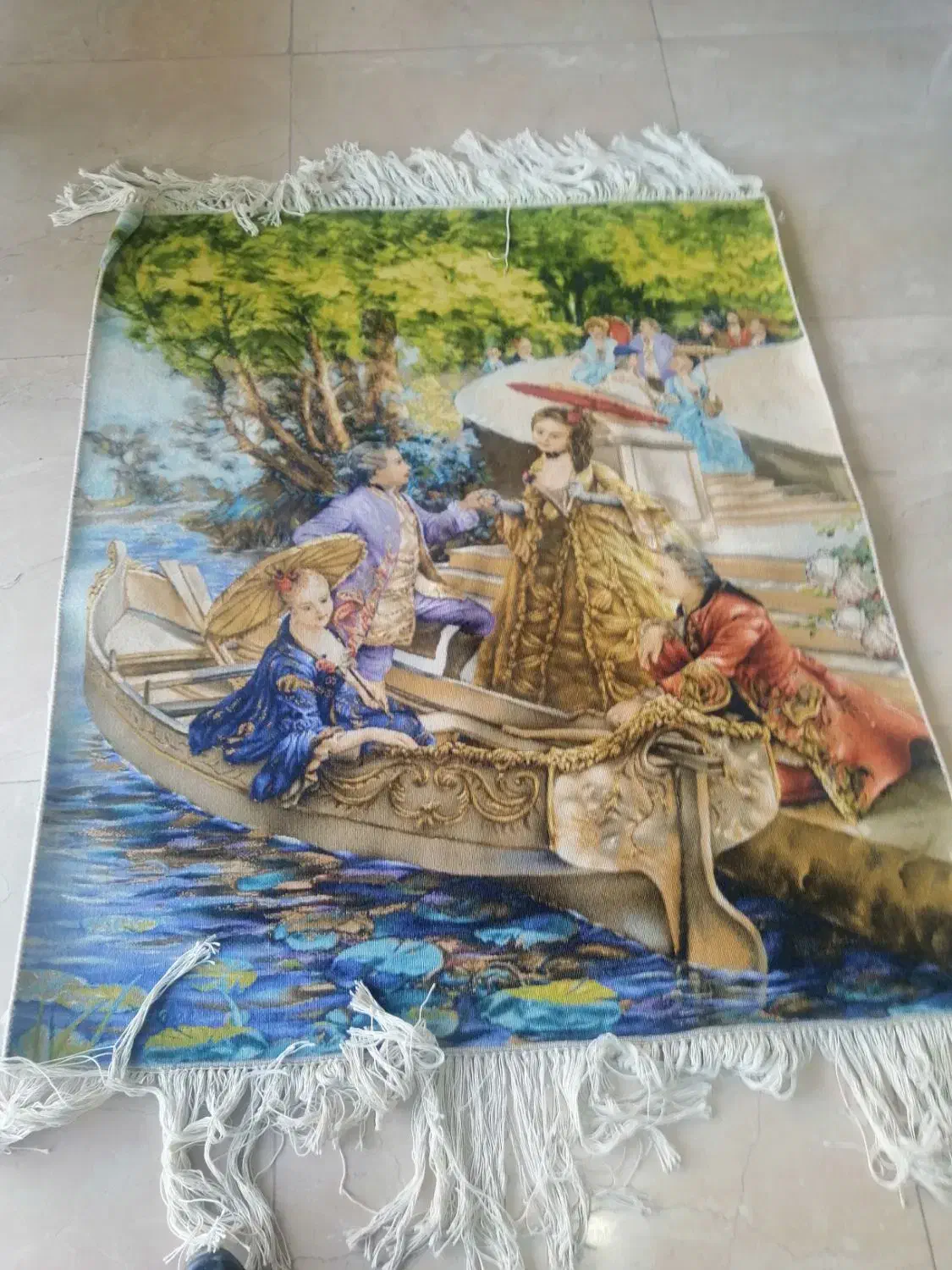 تابلوفرش دستبافت تبریز|تابلو فرش|قم, بنیاد|دیوار