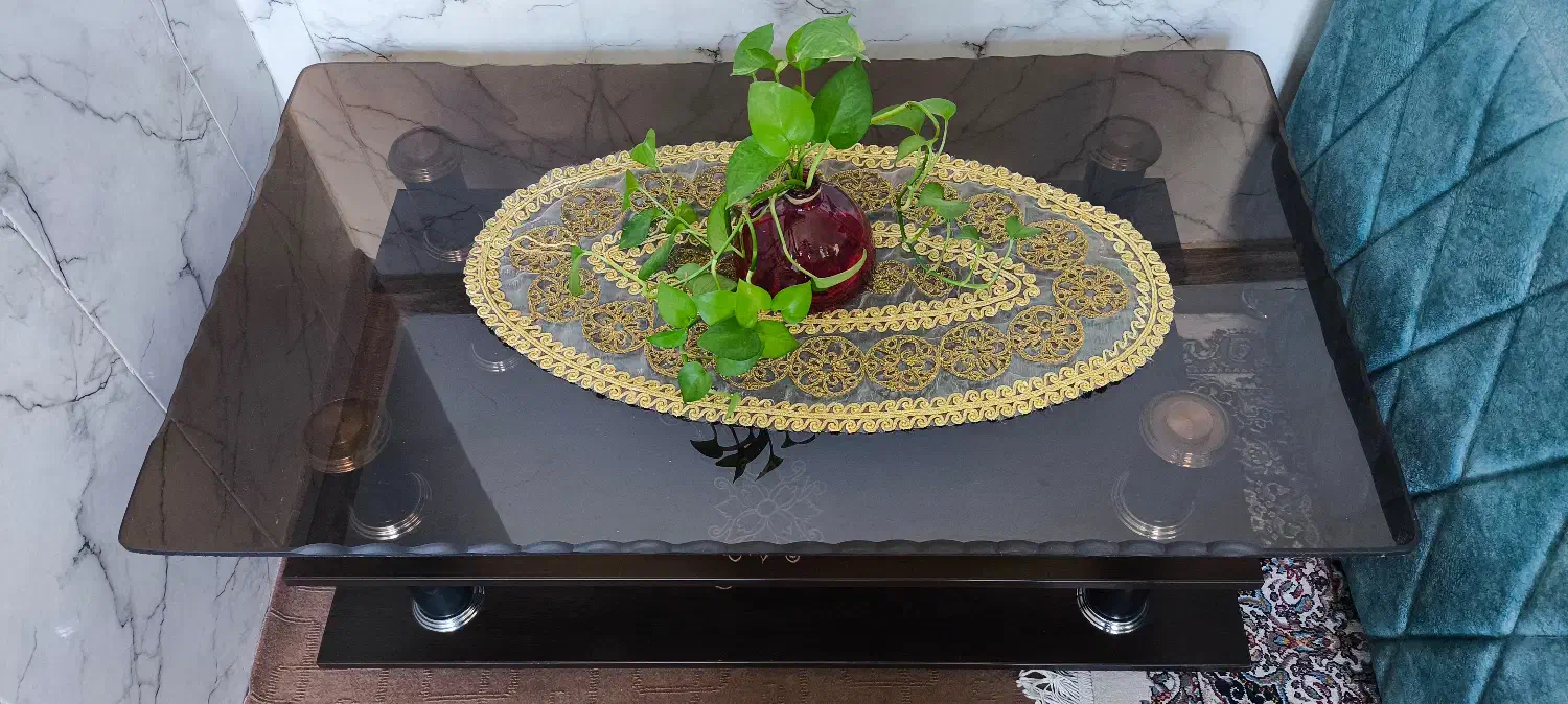 جلو مبلی شیشه ای|مبلمان خانگی و میز عسلی|گرگان, |دیوار