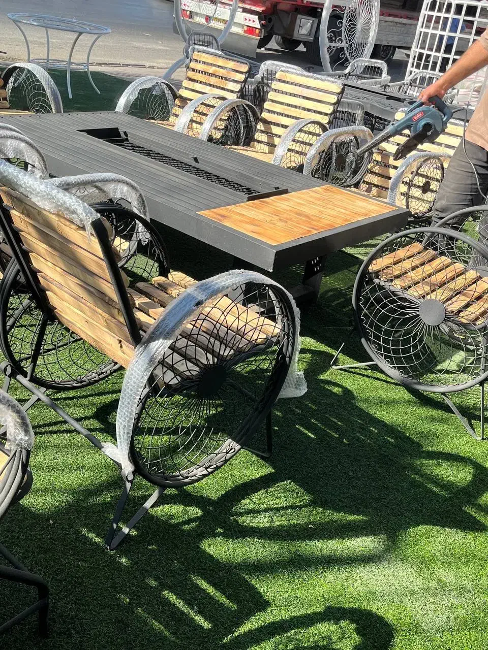 میز اتشدان /آتشکده دو حالته چوب ترمو مدرن|بخاری، هیتر، شومینه|تهران, صفا|دیوار