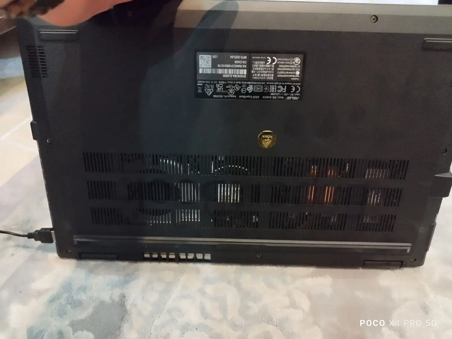 یک دستگاه لبتابasus ادرحد آک|رایانه همراه|کرج, گلشهر|دیوار