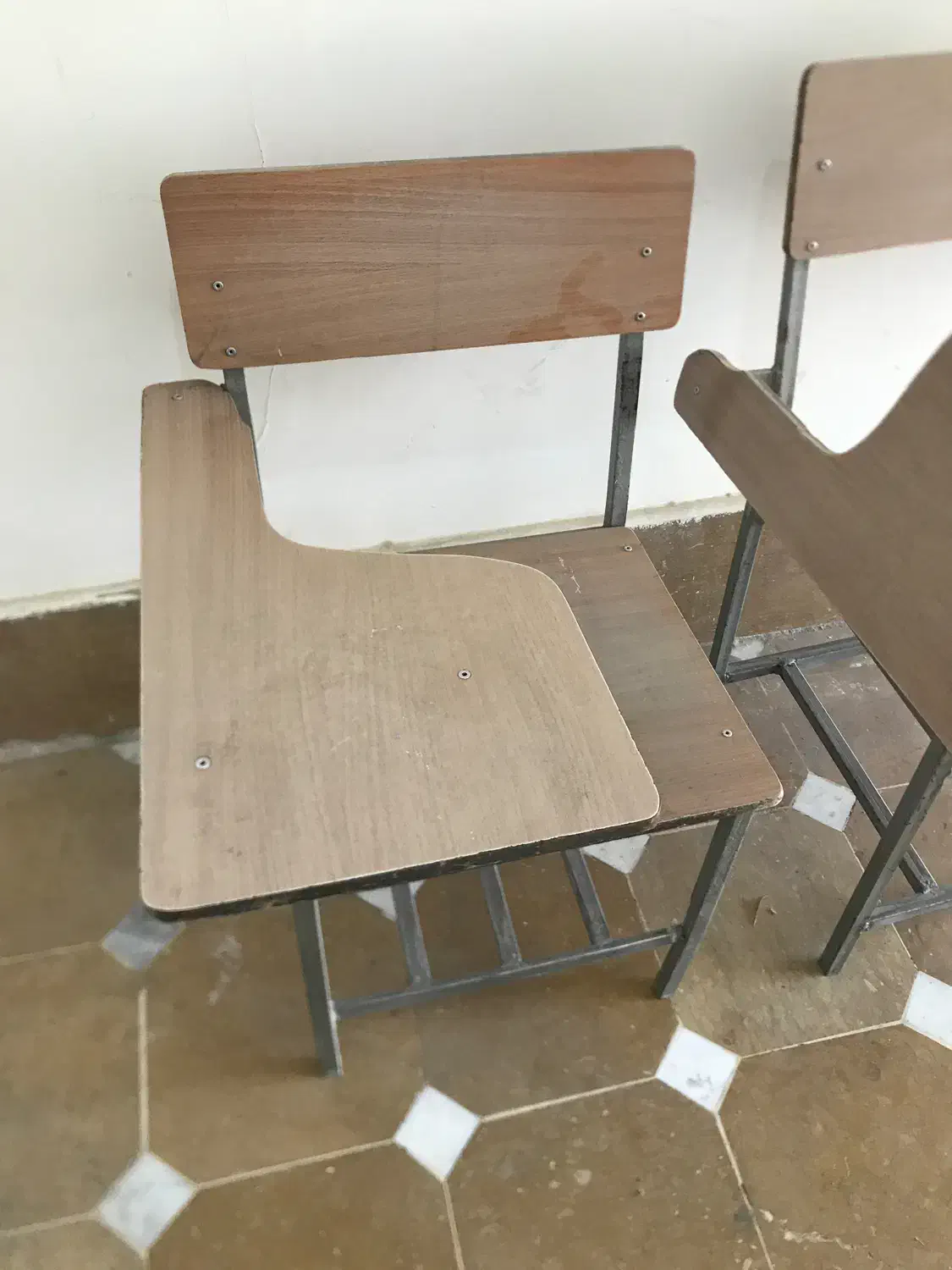 صندلی دسته دار فلزی چوبی روکش دار ۴۰ عدد|صندلی و نیمکت|شیراز, بریجستون|دیوار