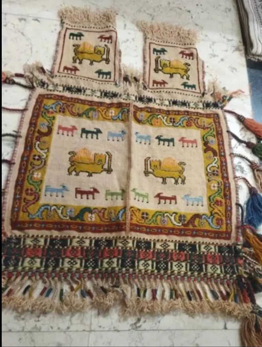 انواع دستبافت ها قالی چنته|فرش|فیروزآباد (فارس), |دیوار