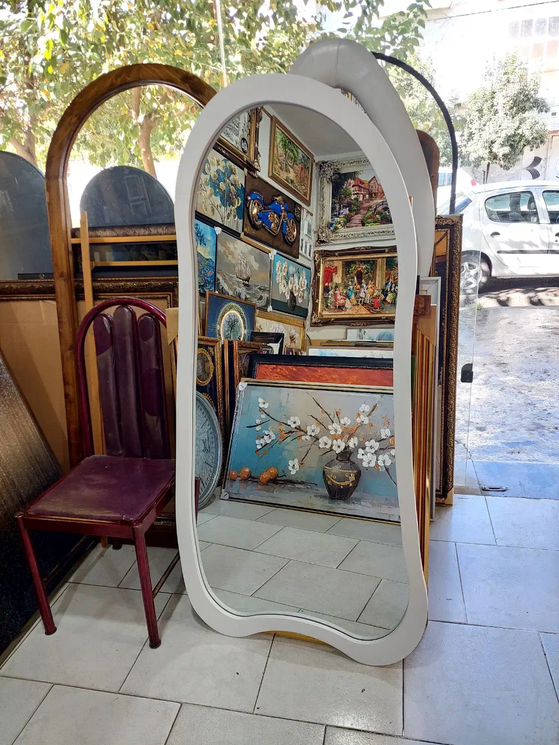 آینه های قدی پینترسی و تابلوهای تزیینی|آینه|گنبد کاووس, |دیوار