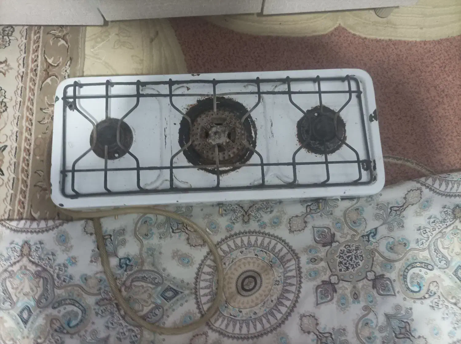 کابینت زیر سینک آشپزخانه نو وگاز تخت ۳شعله کارکرده|اجاق گاز و لوازم برقی پخت‌وپز|محمدشهر, کوی بهار|دیوار
