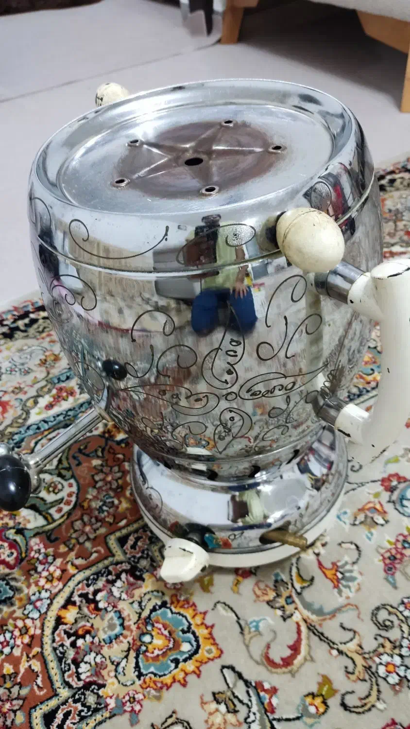 سماور گازی ۳ کاره ترنج همراه با قوری|قوری، کتری، قهوه‌ساز دستی|رشت, نامجو|دیوار