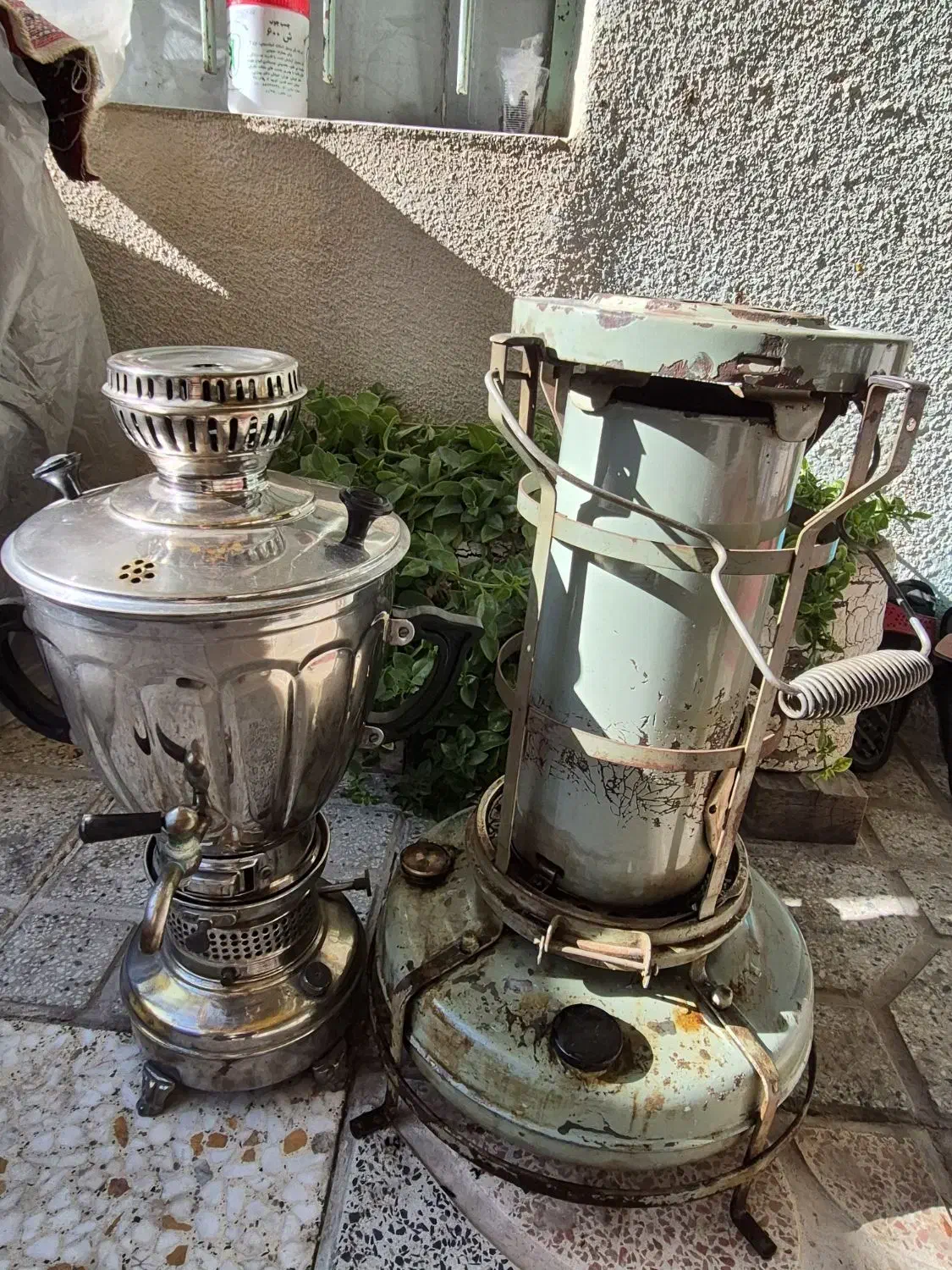 چراغ علاءالدین و سماور نفتی|بخاری، هیتر، شومینه|همدان, |دیوار