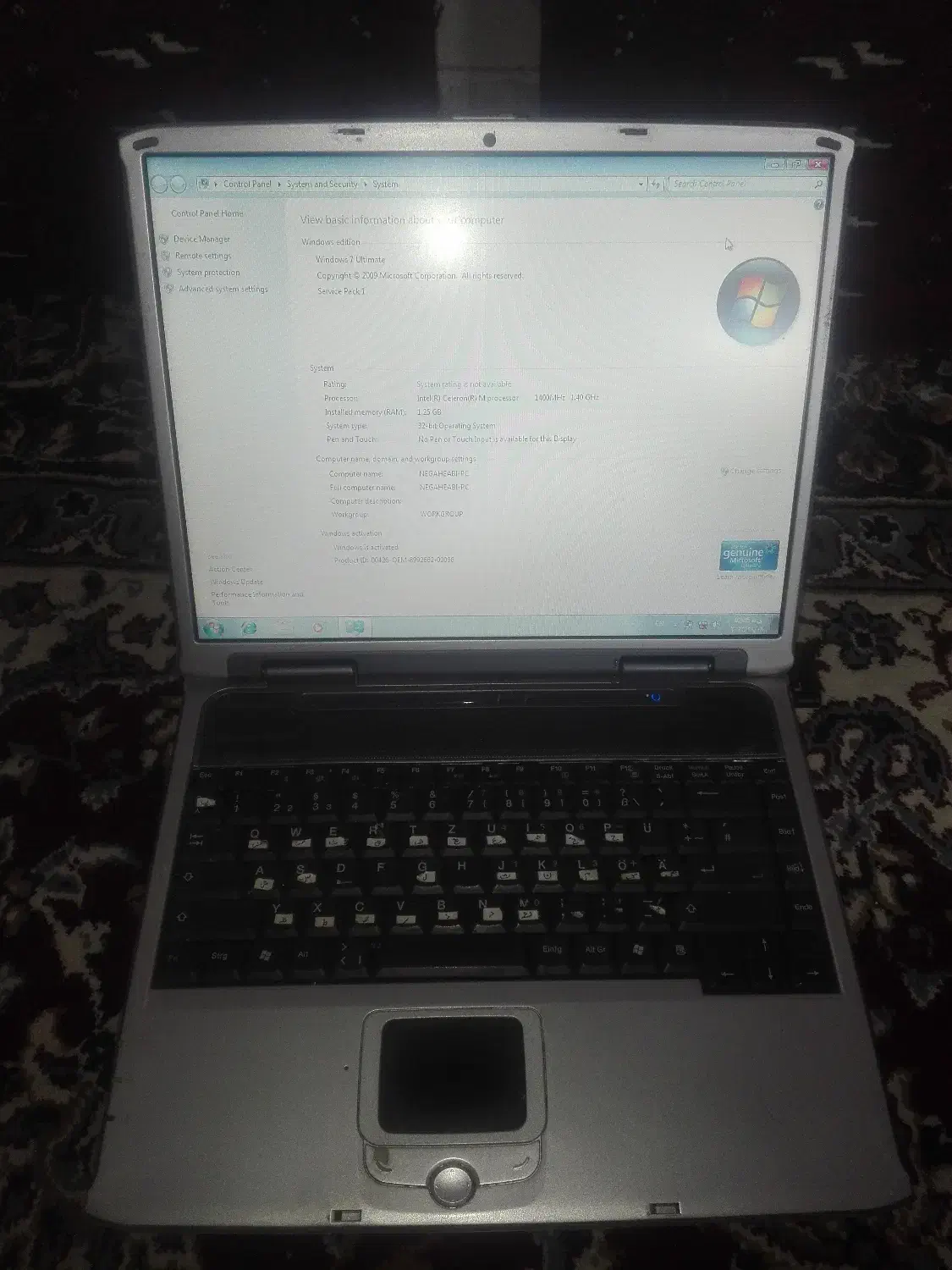 لپ تاپ GERICOM|رایانه همراه|نیشابور, مدرس|دیوار