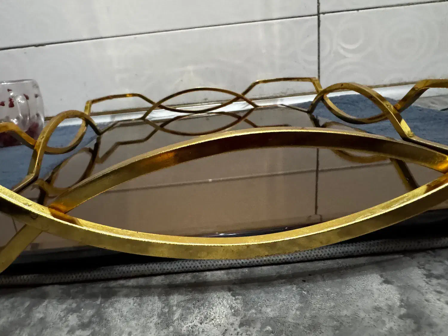 سینی آئینه‌ای|ظروف سرو و پذیرایی|تهران, شیوا|دیوار