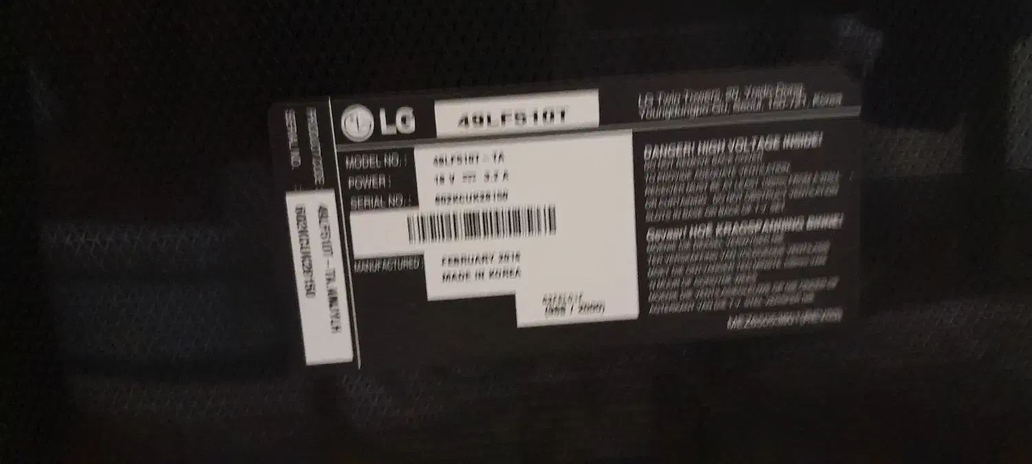 تلویزیون lg 49 اینچ|تلویزیون و پروژکتور|بوشهر, |دیوار