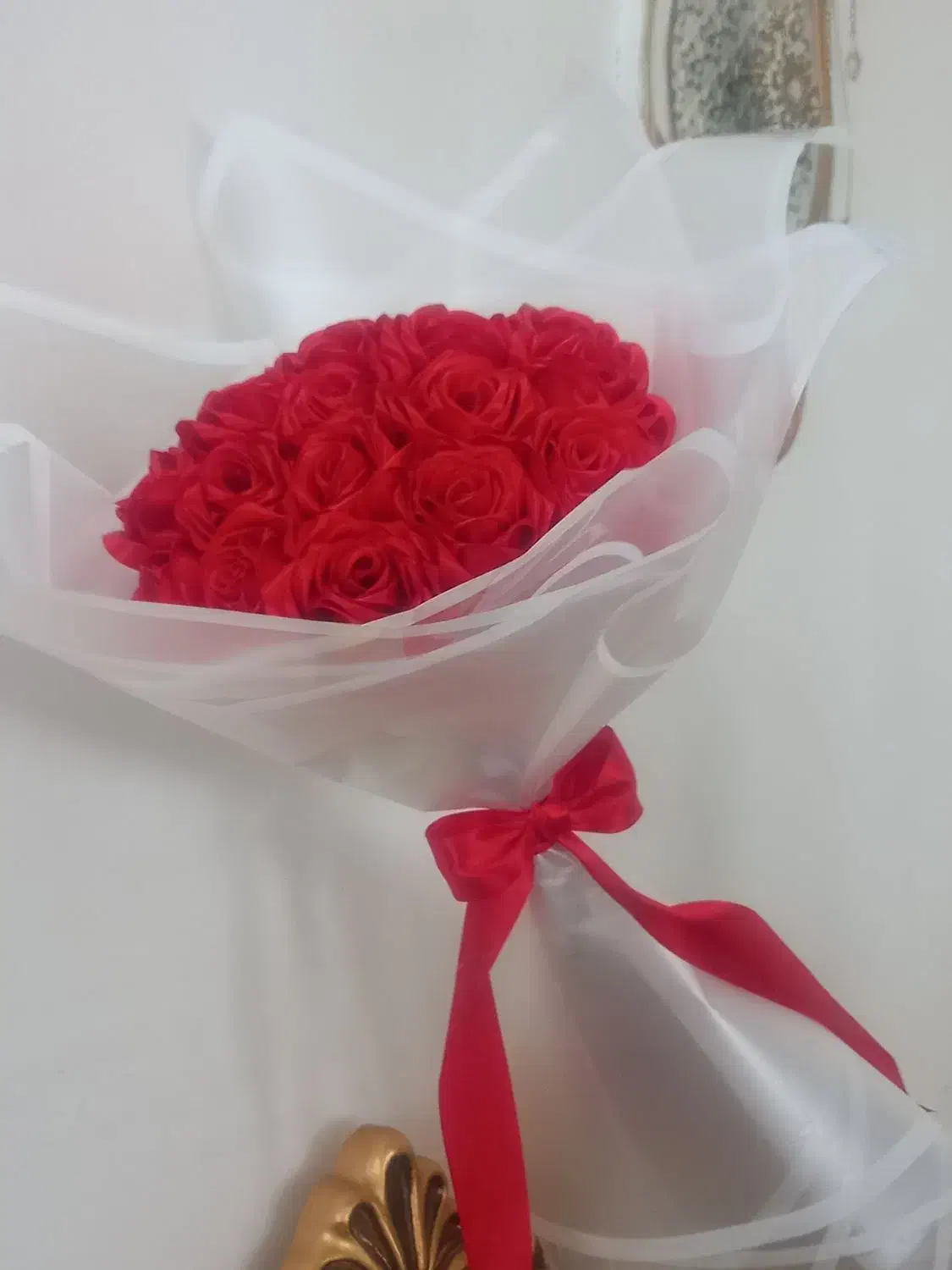 گل آماده روبانی|گل مصنوعی|اردبیل, |دیوار