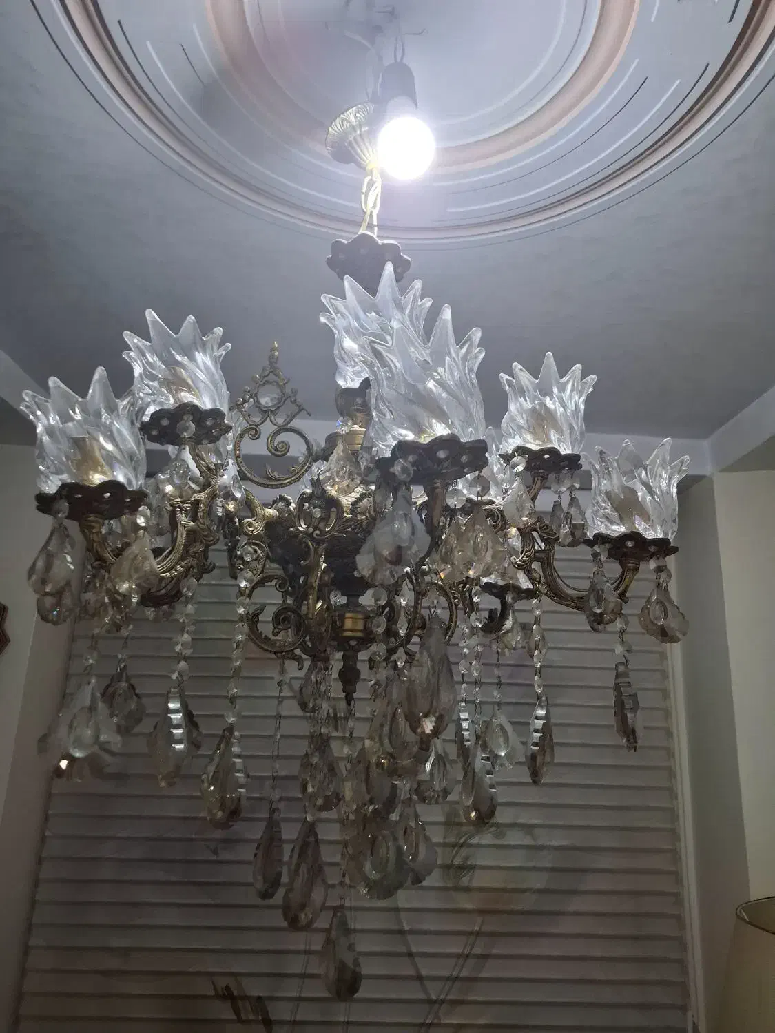 لوستر برنج|لوستر و چراغ آویز|اسلامشهر, شهرک واوان|دیوار