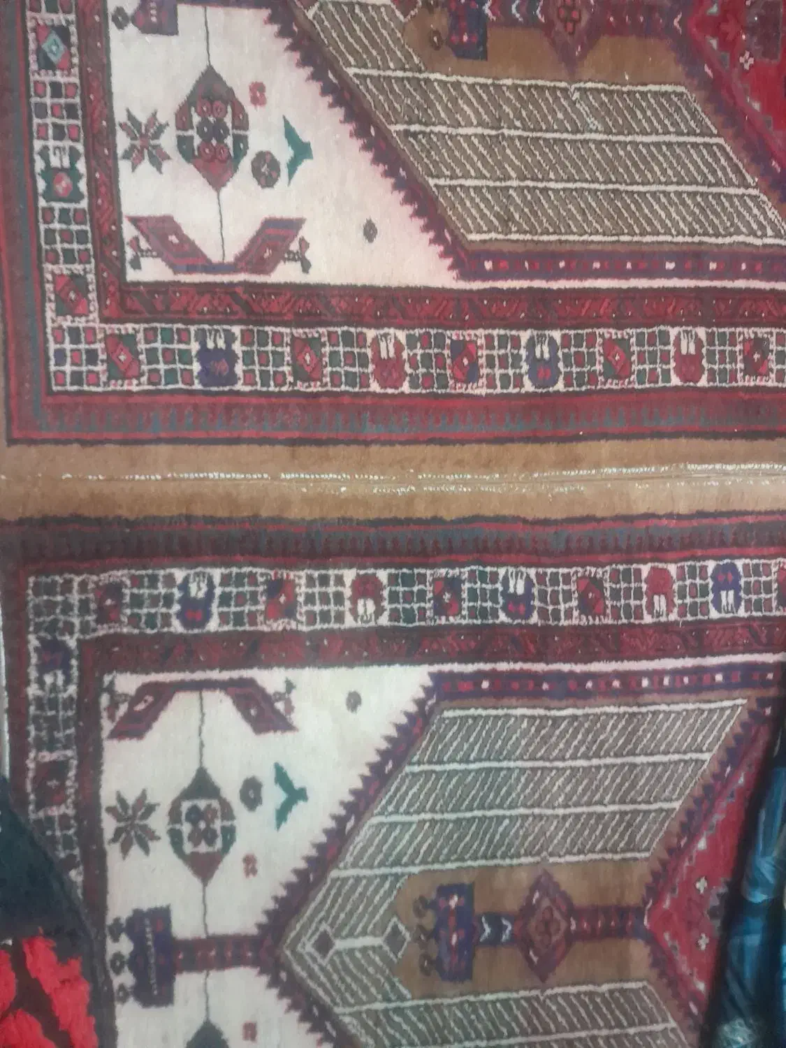 قالیچه دستبافت جفت با هم|فرش|تهران, شهرک دانشگاه|دیوار