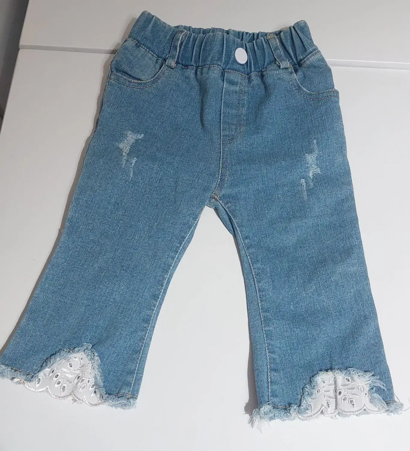 شلوار جین دخترانه نوزادی|کفش و لباس بچه|کرج, گلشهر|دیوار