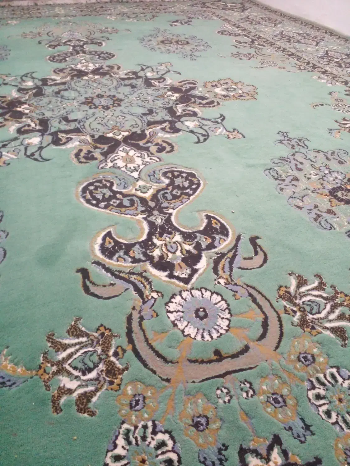 دو تخته فرش ۱۲ متری|فرش|قائن, |دیوار