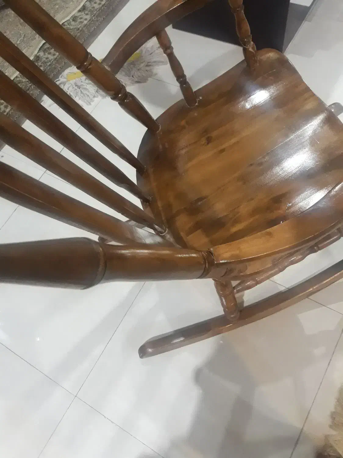 صندلی راک قهوه ای رنگ|صندلی و نیمکت|سنندج, |دیوار