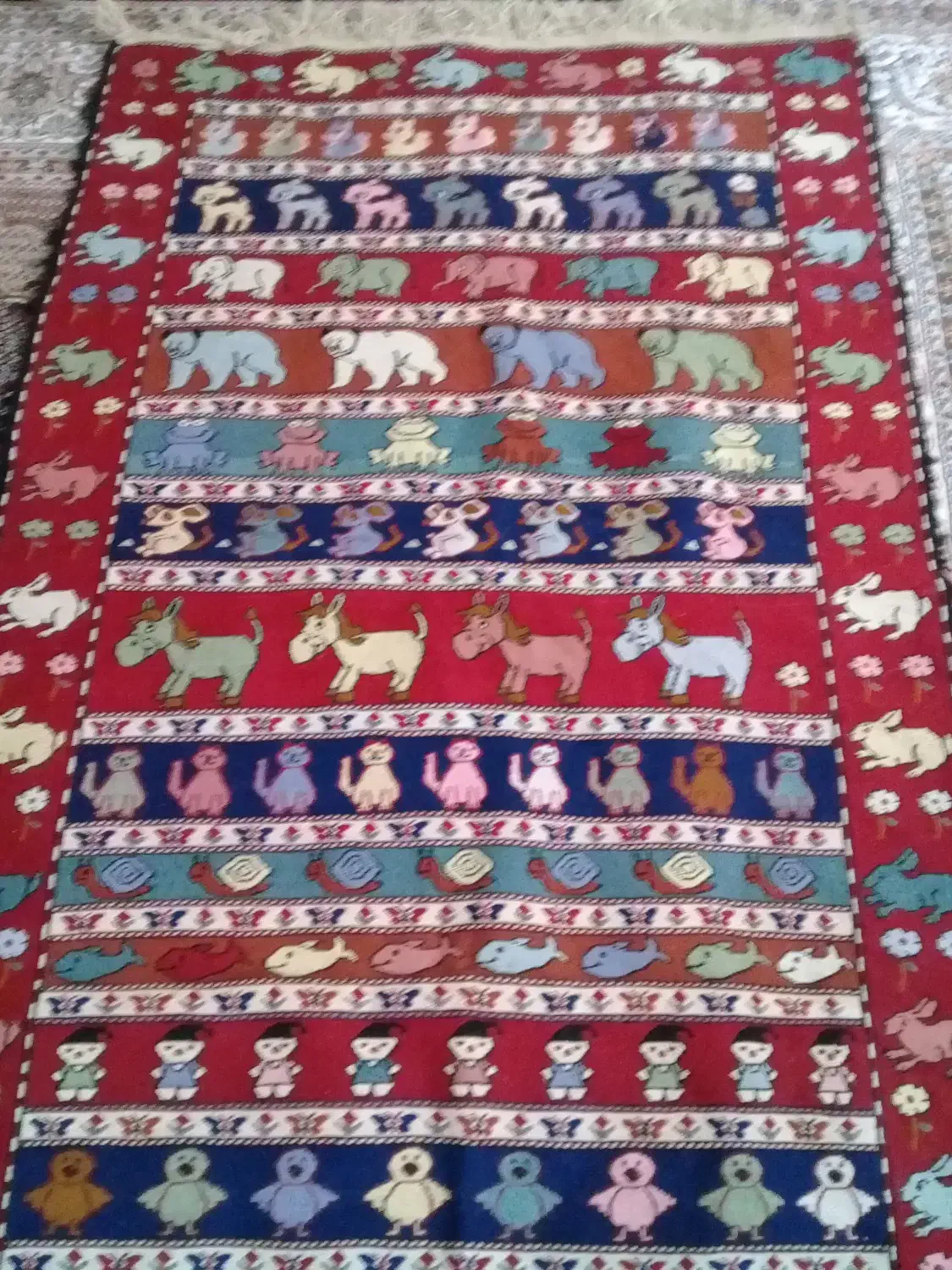 ورنی|گلیم، جاجیم، گبه|خدا آفرین, |دیوار