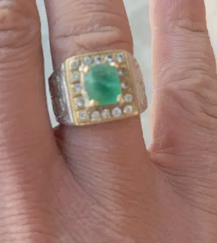 انگشتر زمرد پنجشیر بارکاب دست ساز|جواهرات|زابل, |دیوار