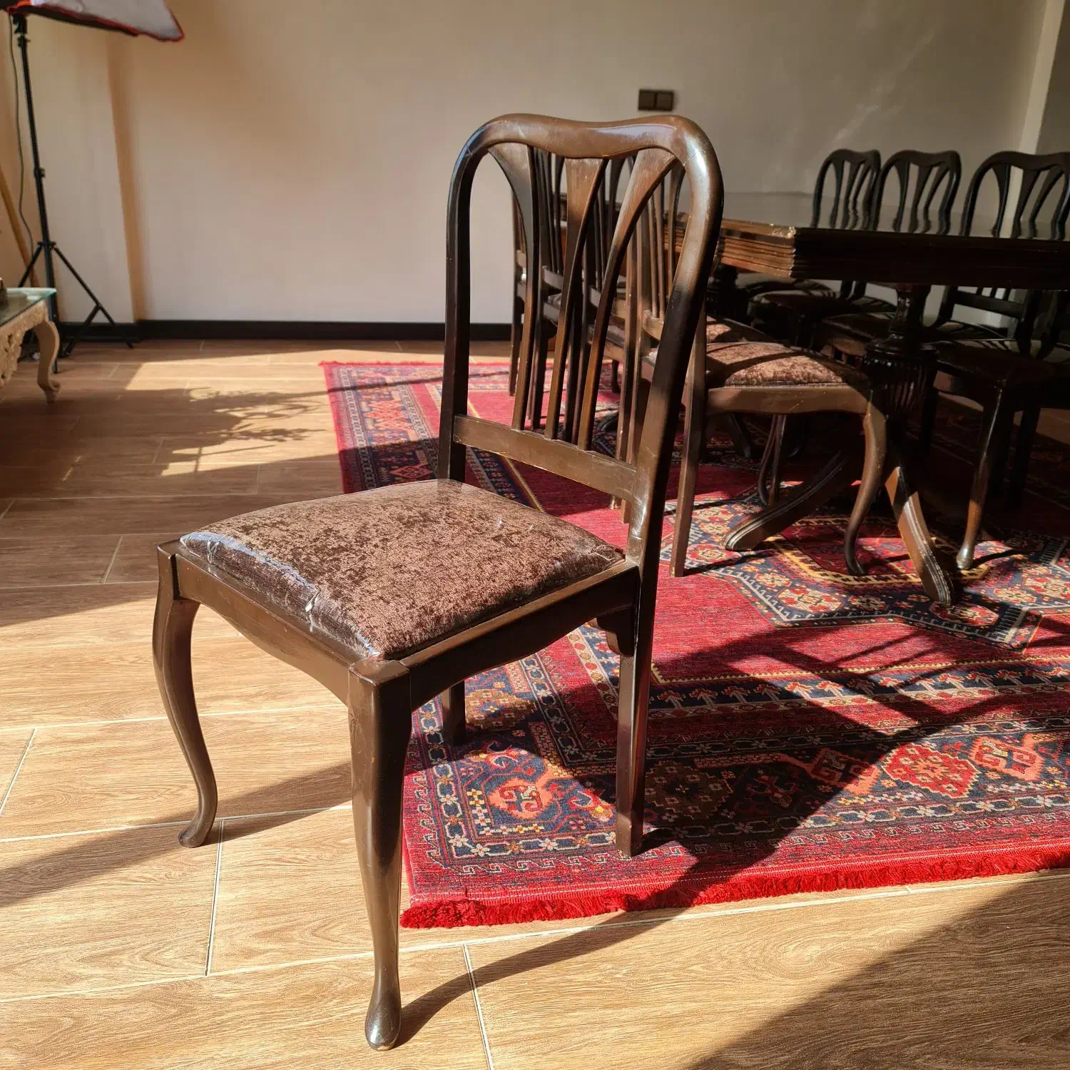 میز و صندلی نهارخوری ۱۰ نفره چوب راش|میز و صندلی غذاخوری|شاهین‌شهر, چمران|دیوار