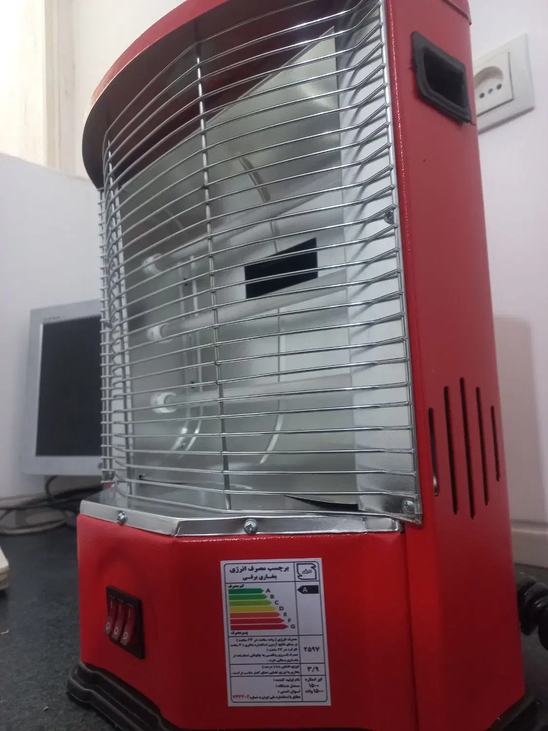 هیتر بخاری برقی|بخاری، هیتر، شومینه|مرودشت, گندم‎|دیوار