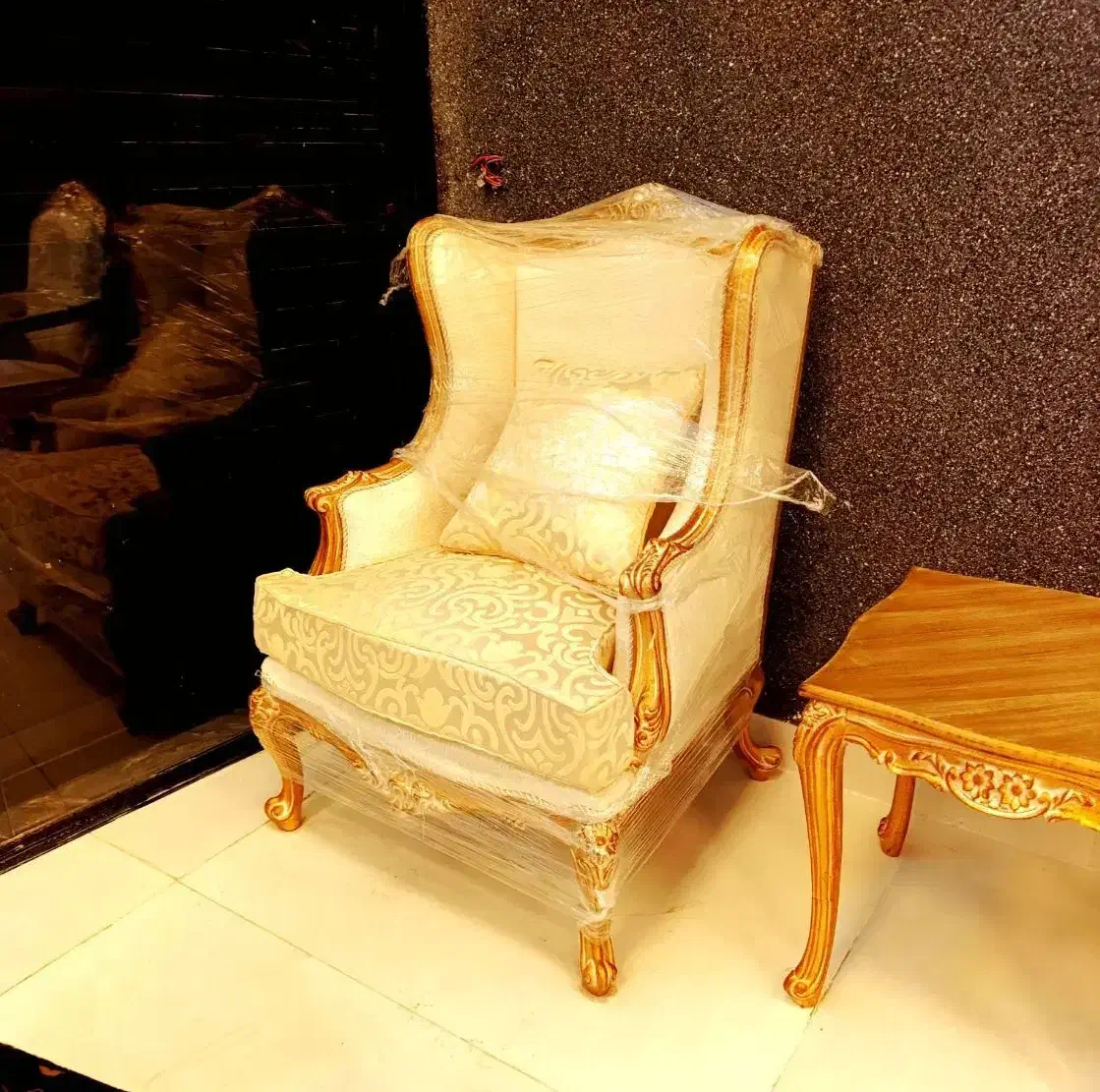 مبل کلاسیک مدل راشل|مبلمان خانگی و میز عسلی|رشت, سیا اسطلخ|دیوار