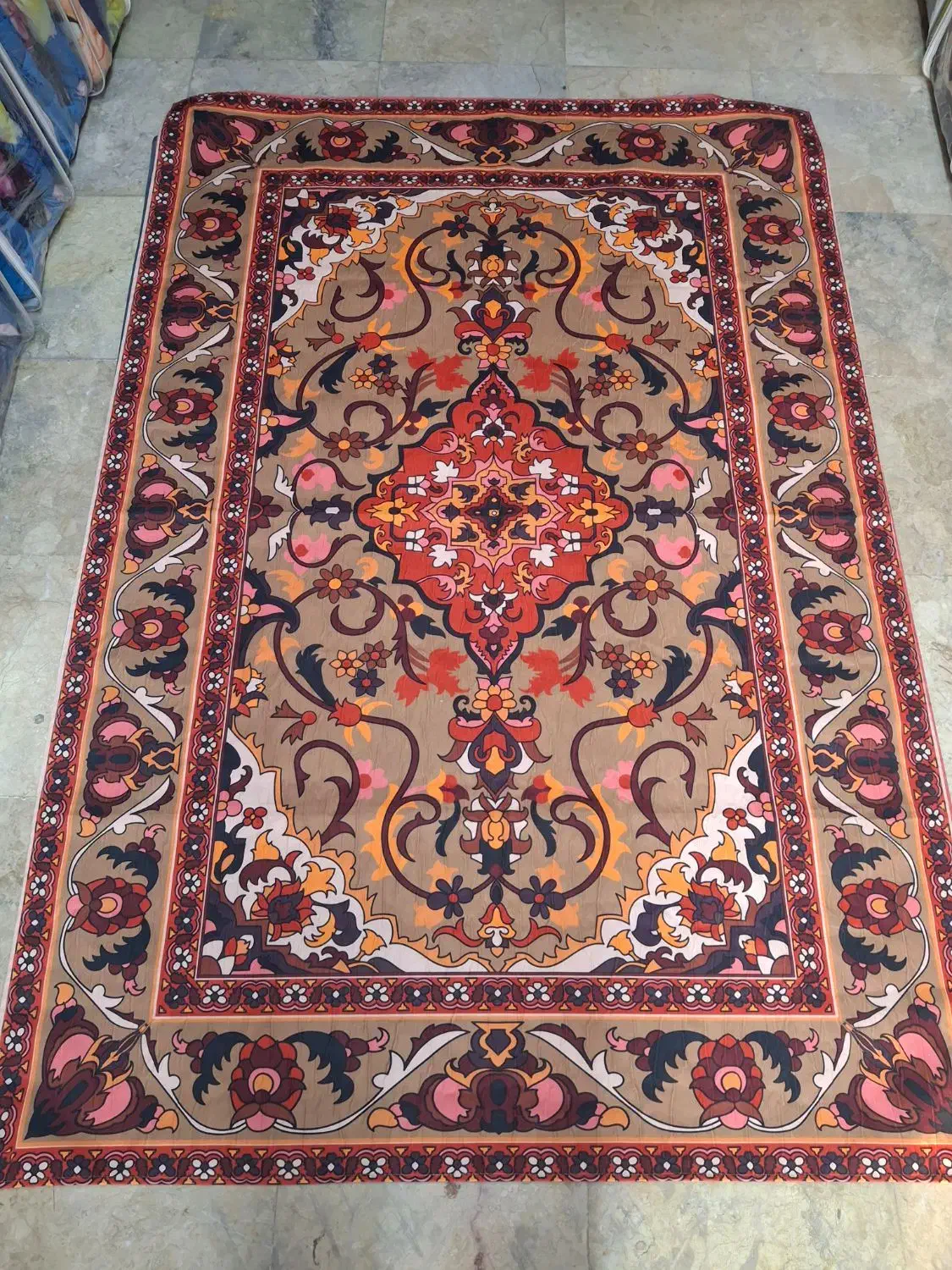 رو میزی و زیر سفره مخمل نگار|پرده، رانر، رومیزی|مشهد, مصلی (کارمندان اول)|دیوار