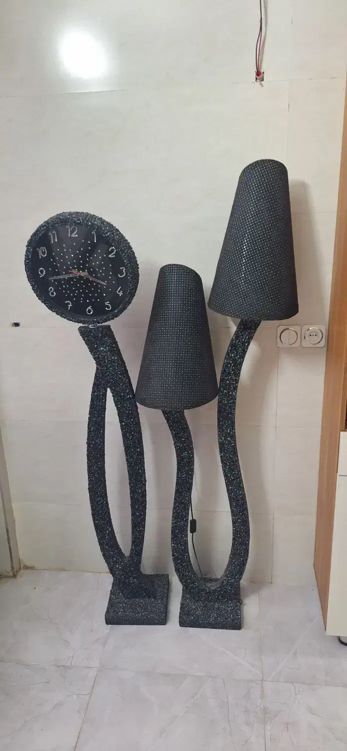 ساعت وآباژور|ساعت دیواری و تزئینی|خرمآباد, |دیوار