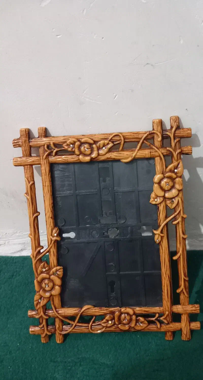 قاب عکس طرح چوب|تابلو، نقاشی، عکس|شیروان (خراسان), |دیوار