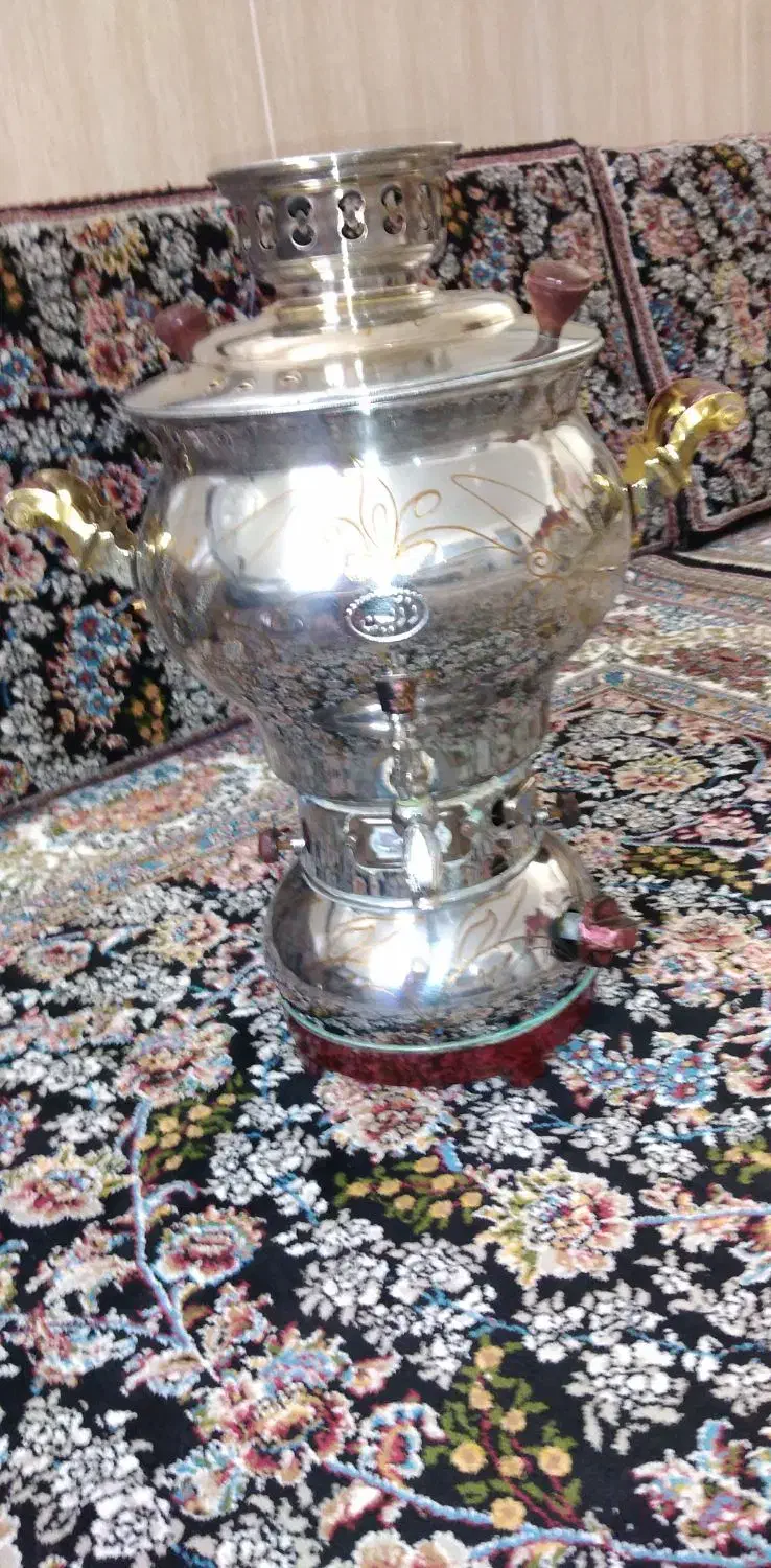 سماور 6لیتری در حد نو سالم|سماور، چای‌ساز، قهوه‌ساز|مریوان, |دیوار