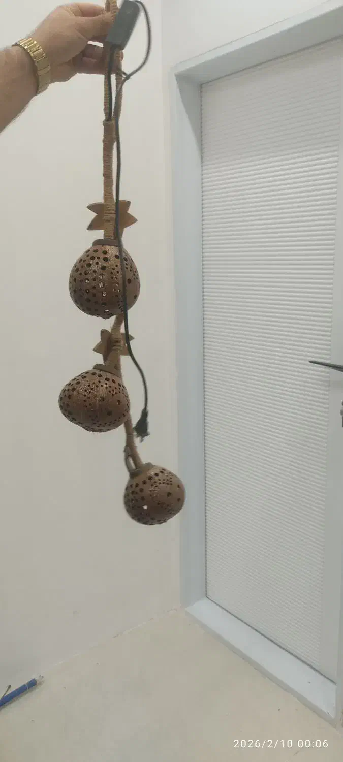 لوستر تزیینی|لوستر و چراغ آویز|زنجان, |دیوار