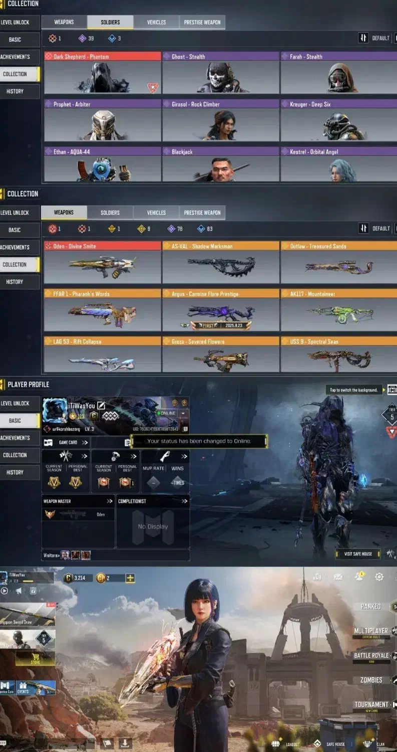 اکانت کالاف|کنسول، بازی ویدئویی و آنلاین|رباط‌کریم, نوده|دیوار