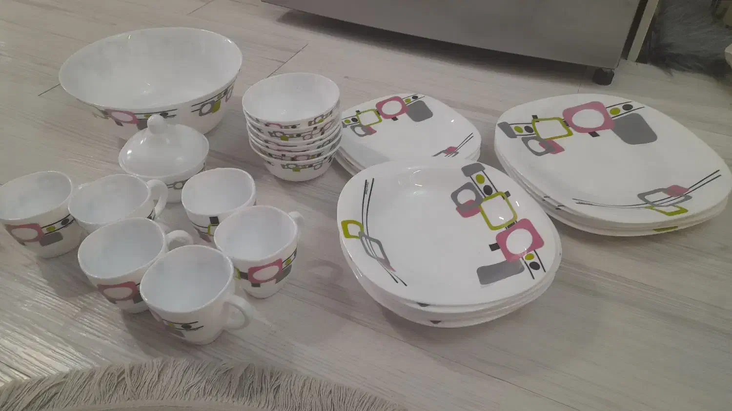 سرویس ۳۱ پارچه ارکوپال|ظروف سرو و پذیرایی|پردیس, فاز ۱۱|دیوار