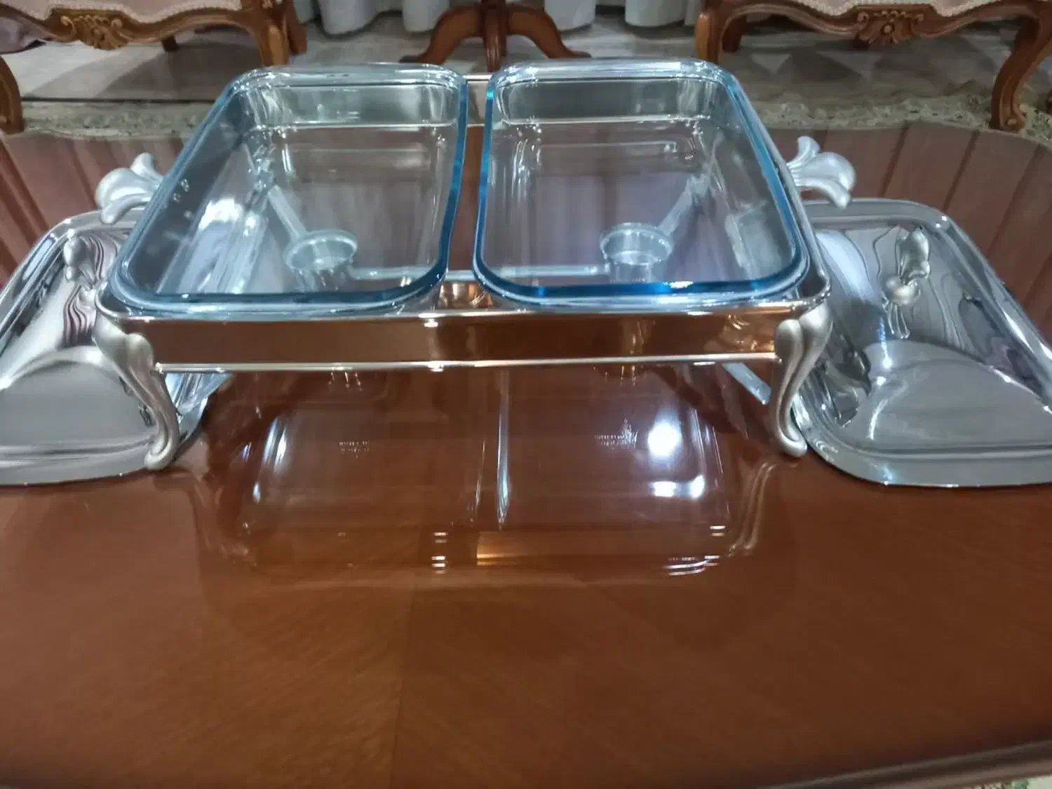 ظرف سیلور دو قلو|ظروف سرو و پذیرایی|تهران, هفت حوض|دیوار