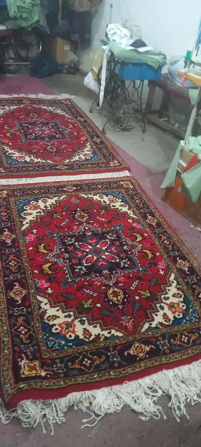 یک جفت قالیچه۱۱۵×۱/۵|فرش|هریس, |دیوار