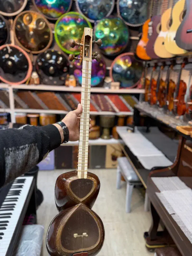 تار دو مهر استاد رضا شکوهمند|سازهای سنتی|رباط‌کریم, رباط‌کریم|دیوار