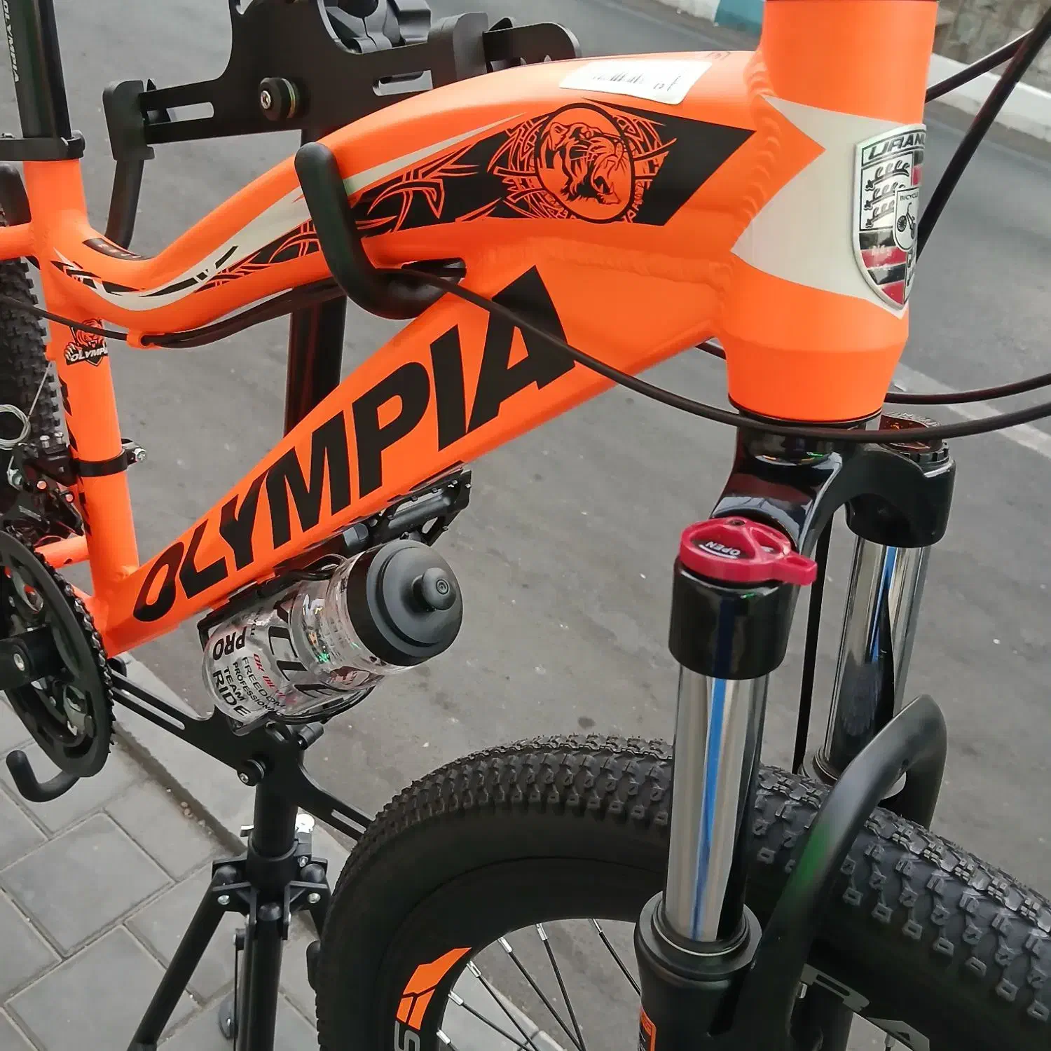 دوچرخه المپیا OLYMPIA سایز 24 آلومینیوم دیسکی|دوچرخه، اسکیت، اسکوتر|تهران, ائمه اطهار|دیوار