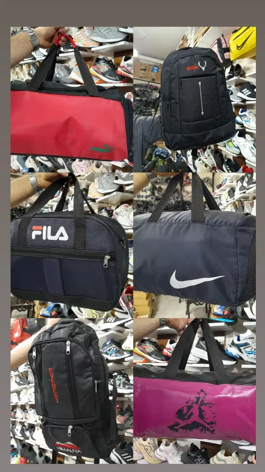 ساک باشگاه. کیف مسافرتی . کوله کوهنوردی و باشگاه|کیف، کفش، کمربند|بروجرد, |دیوار