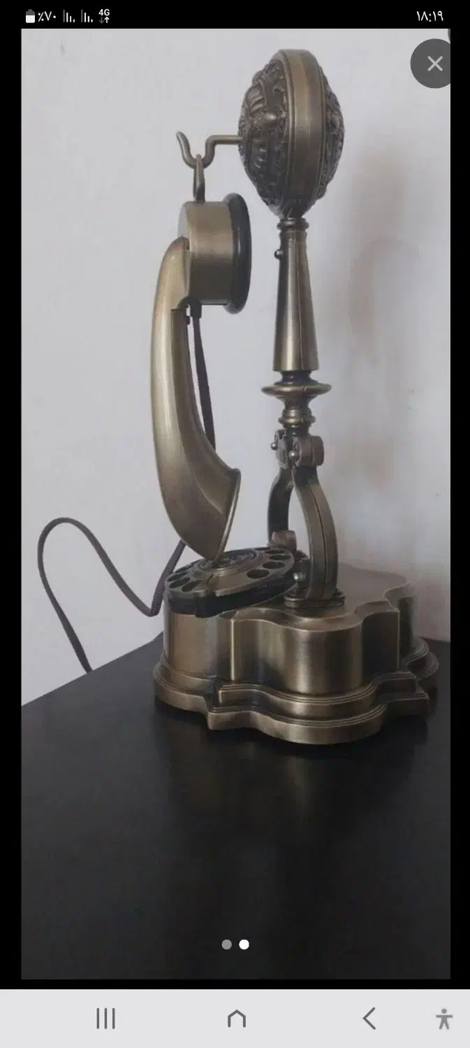 گوشی رومیزی  برنز اصل|تلفن رومیزی|خرم‌آباد, |دیوار