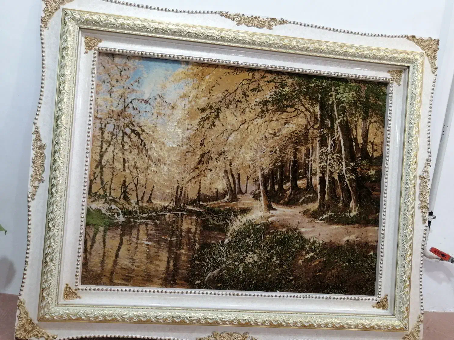 تابلو فرش دست باف پاییزه ((رج 60))|تابلو فرش|تبریز, |دیوار