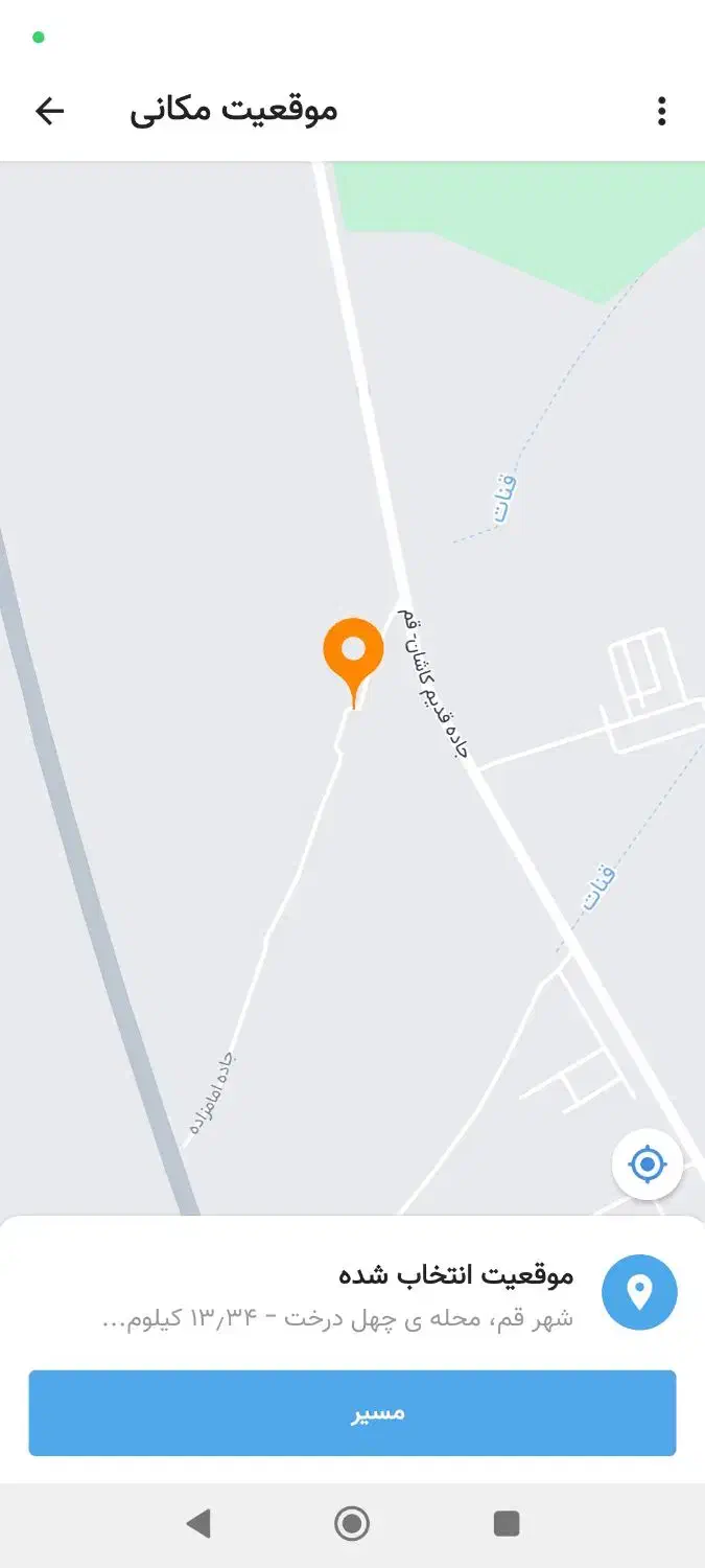 زمینی به متراژ 1600|فروش زمین و ملک کلنگی|کاشان, حسن آباد|دیوار