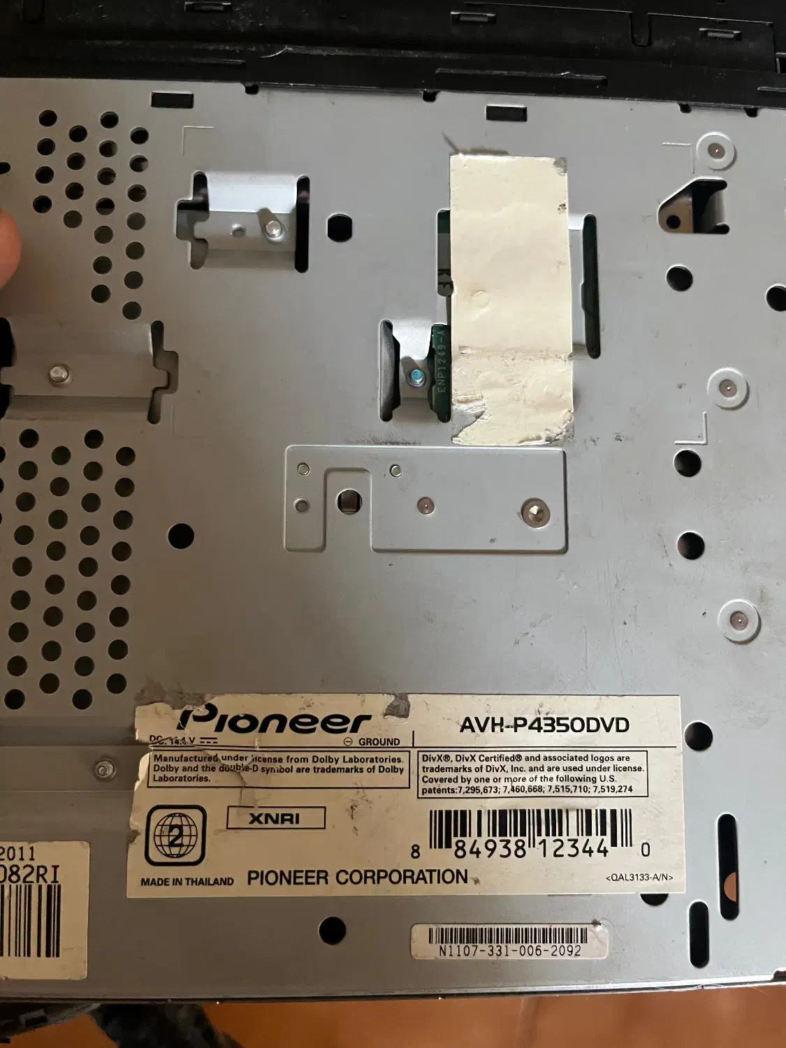ضبط pioneer|قطعات یدکی و لوازم جانبی|شیراز, ستارخان|دیوار