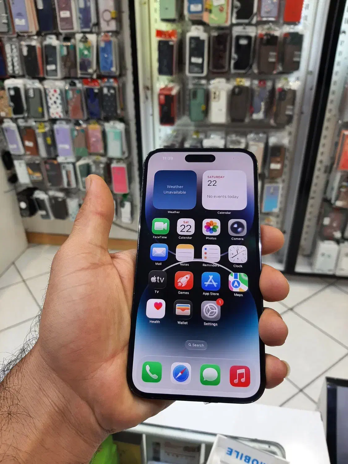 iPhone 15 Pro Max Natural Titanium 256GB|موبایل|کیش, |دیوار