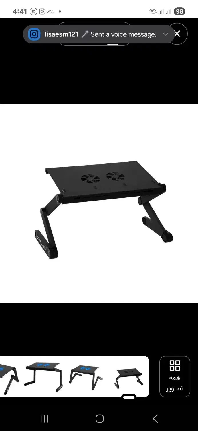 میز تاشو لب تاپ|میز تحریر و کامپیوتر|شاهینشهر, خانه کارگر|دیوار