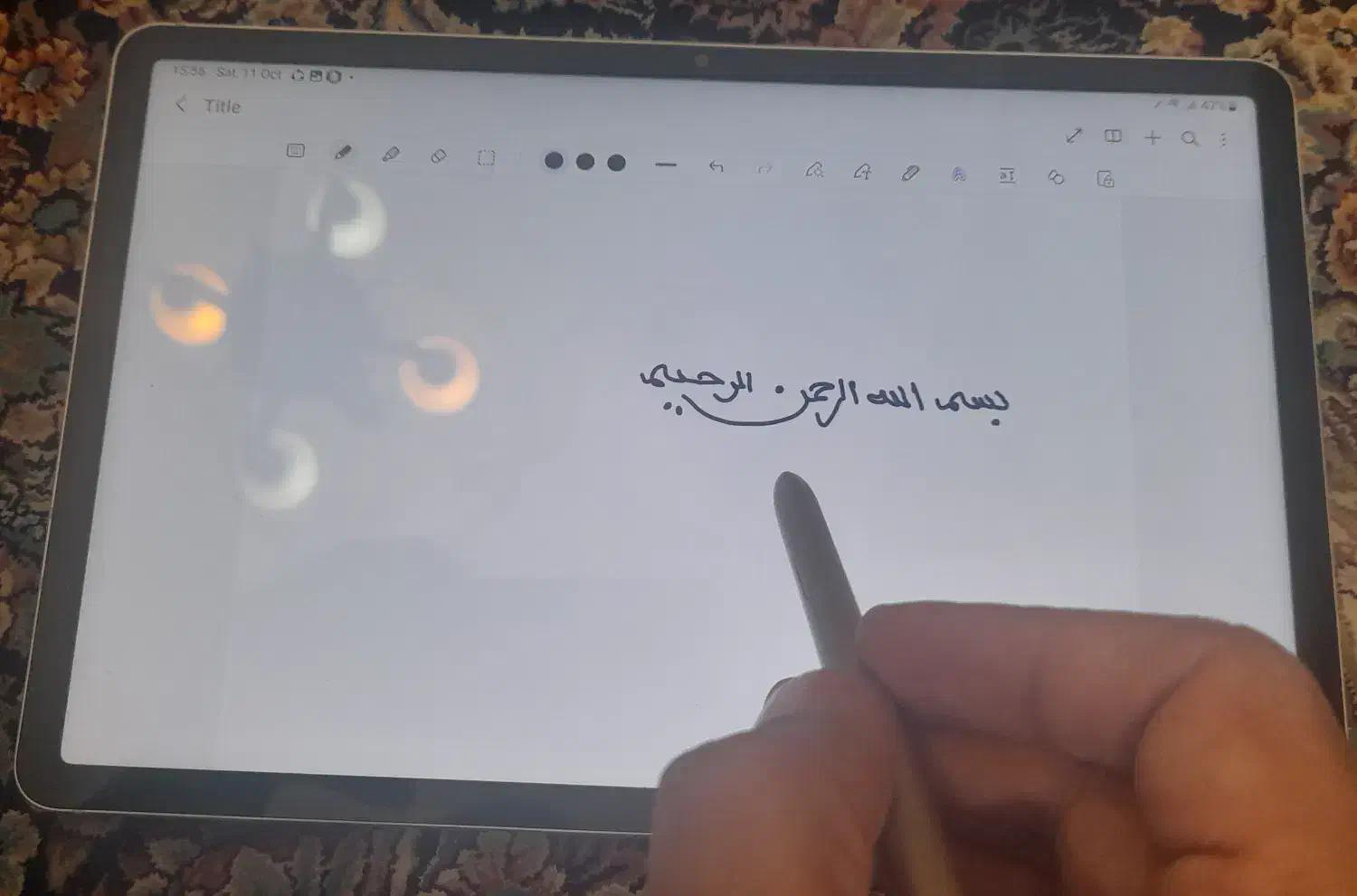 تبلت سامسونگ s7 حافظه 128 رم 6 با قلم|تبلت|شهریار, شهریار|دیوار