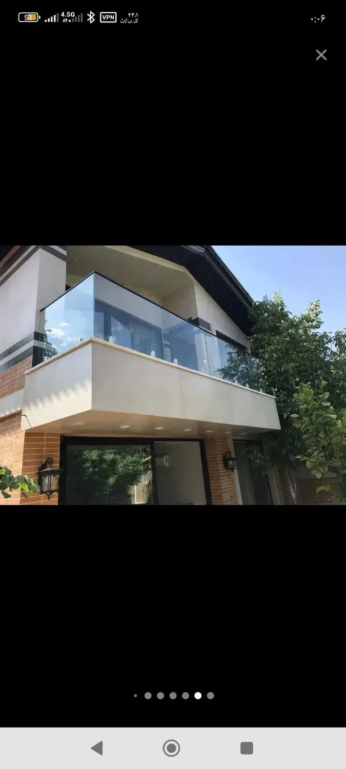 کارگاه تولید نرده شیشه سکوریت.نرده استیل نرده کابل|خدمات پیشه و مهارت|نوشهر, |دیوار