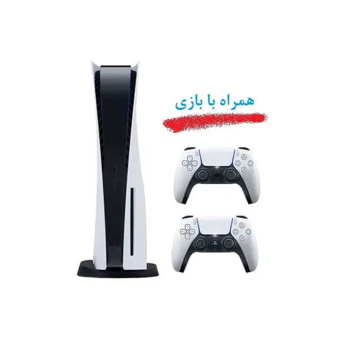 کنسول PS5 دیسک خور دو دسته با بازی|کنسول، بازی ویدئویی و آنلاین|سمنان, |دیوار