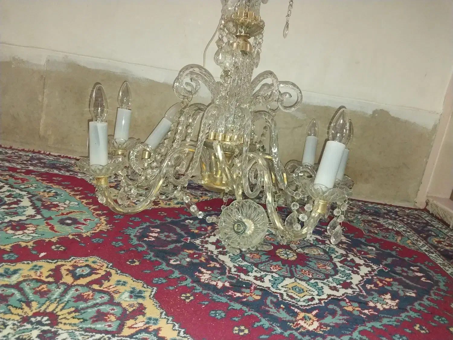 لوستر|لوستر و چراغ آویز|کرمان, |دیوار