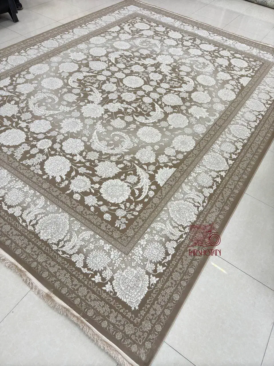 فرش صادراتی ایران زمین کاشان طلاکوب ۱۲۰۰شانه درجه۱|فرش|شیراز, فرگاز|دیوار