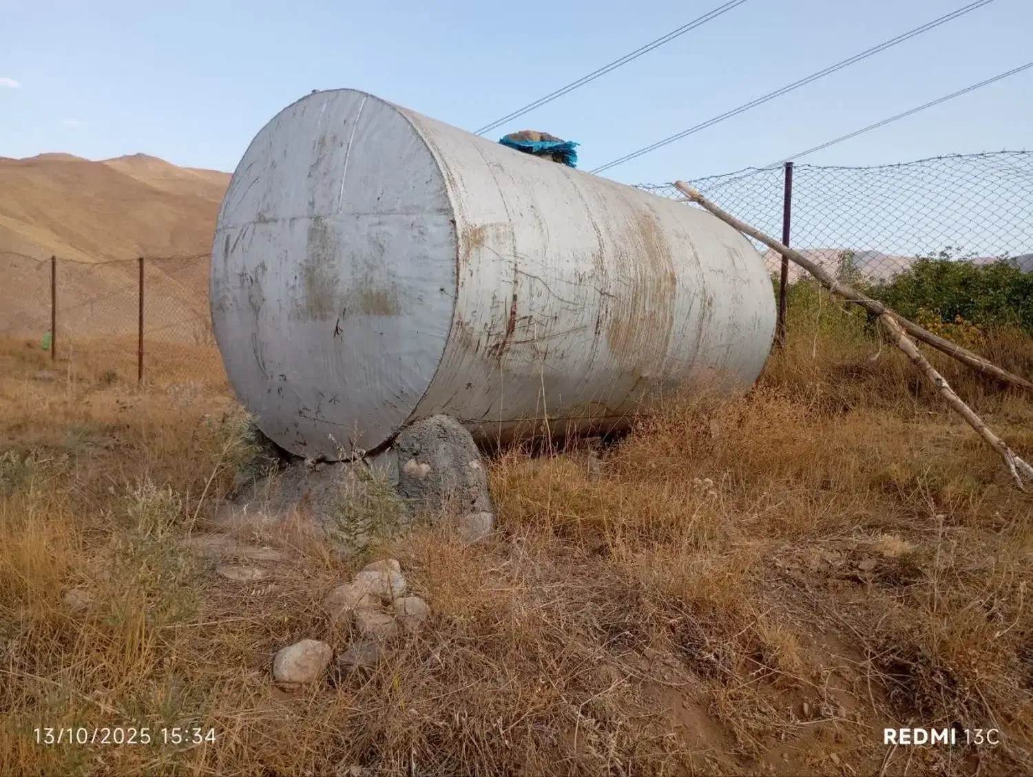 منبع ۶۰۰۰ لیتری آب گالوانیزه در روستای ورکش|مصالح و تجهیزات ساختمان|طالقان, |دیوار