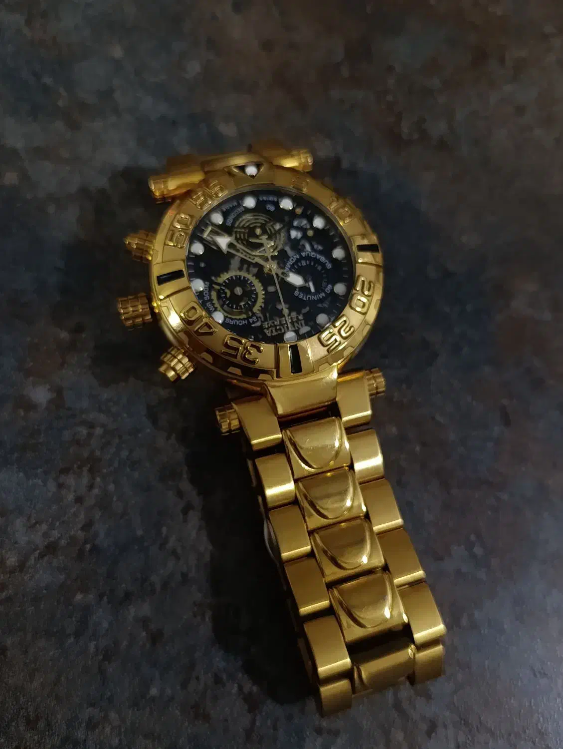 ساعت اینویکتا طلایی اصل|ساعت|قائمشهر, |دیوار